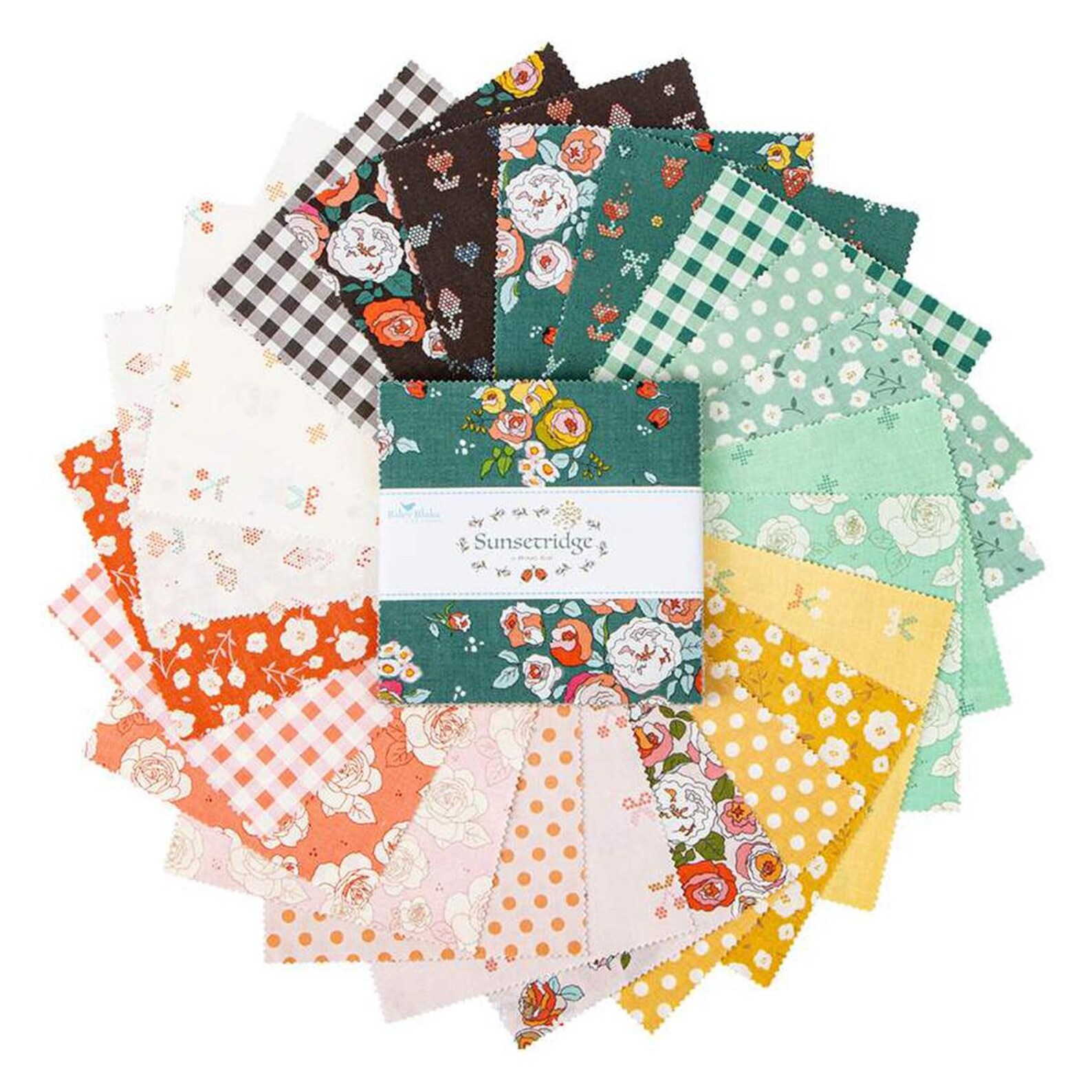 SALE Sunsetridge Charm Pack 5" Stacker Bundle - Riley Blake Designs ...