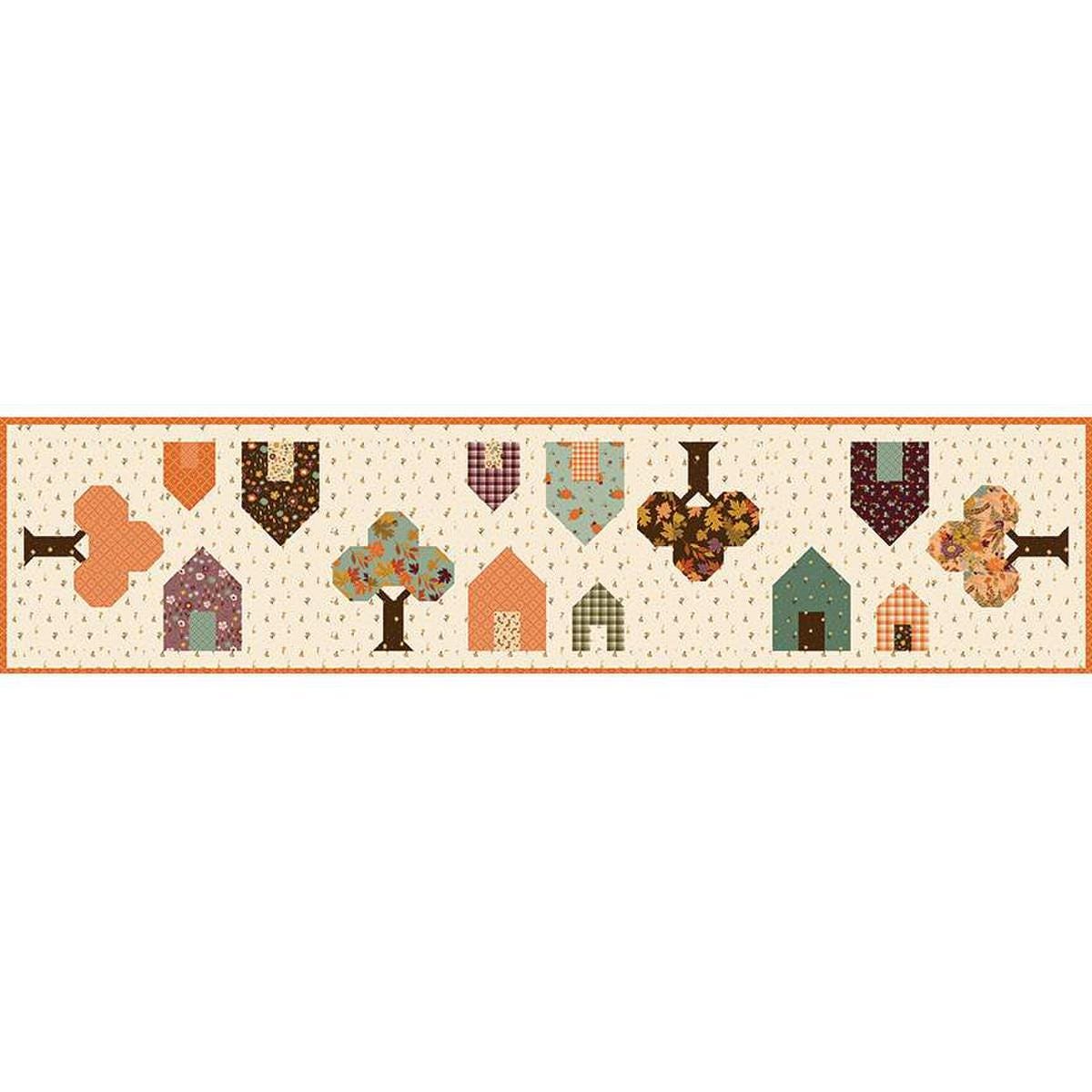 SALE Shades of Autumn Runner Quilt PATTERN P157 - Sandy Gervais - Riley ...