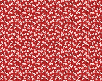 Prairie Memories C12312 Schoolhouse Red by Riley Blake Designs - Floral Flowers - Lori Holt - Quilting Cotton Fabric