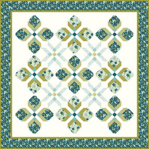 SALE Budding Stars Quilt PATTERN P157 by Sandy Gervais - Riley Blake Designs - INSTRUCTIONS Only - Piecing On Point