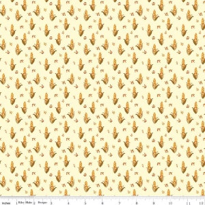 Fall&#39;s in Town Corn C13514 Cream by Riley Blake Designs - Thanksgiving Autumn Corn on the Cob - Quilting Cotton Fabric