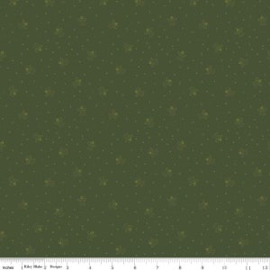 Silent Night Choir of Angels C13573 Sprig - Riley Blake - Christmas Tone-on-Tone Angels Stars Music Notes - Quilting Cotton Fabric