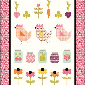 Summer at Grammies Quillt PATTERN P157 by Sandy Gervais - Riley Blake Design - INSTRUCTIONS Only - Block of the Month Novelty Blocks