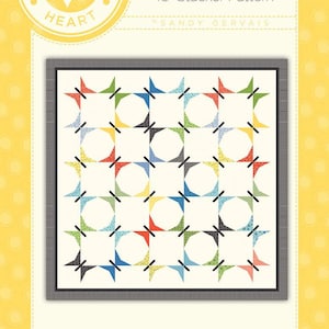 SALE Flutterby Quilt Pattern P157 by Sandy Gervais - Riley Blake Design - INSTRUCTIONS Only - Piecing 10&quot; Stacker Friendly
