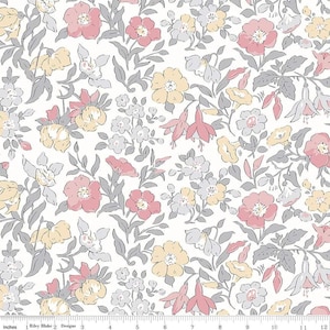 3 yard cut - SALE Liberty Wide-Width Collection 3 Mamie Field B WIDE BACK 0166W68205B - Riley Blake - 107/108&quot; Wide - Quilting Cotton Fabric