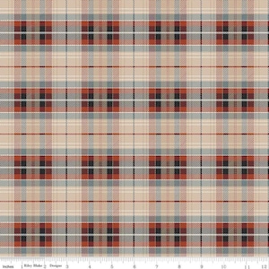 John Wayne Courage Plaid C14303 Sand - Riley Blake Designs - Western - Quilting Cotton Fabric - Licensed Product