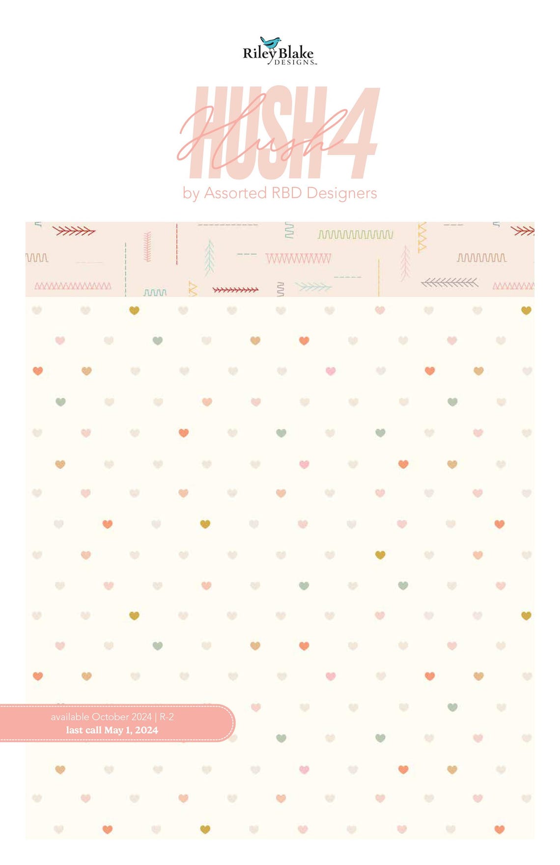 Hush Hush 4 Fat Quarter Bundle 21-piece - Riley Blake Designs - Precut ...