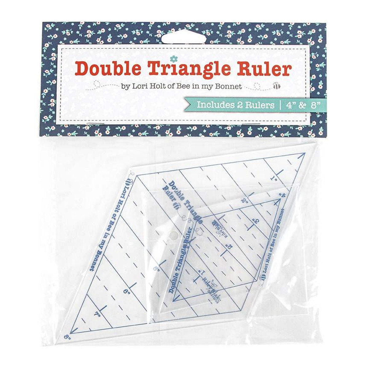 Double Ruler Traith SALE Lori Holt Double Triangle Ruler Set ST-24602 - Riley Blake Designs ...