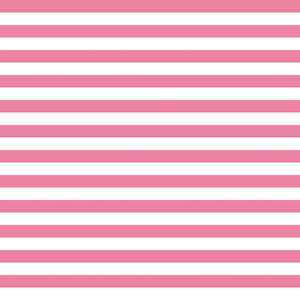SALE KNIT Hot Pink and White 1/2&quot; Half Inch Stripe K530 by Riley Blake Designs - Jersey KNIT Cotton Stretch Fabric