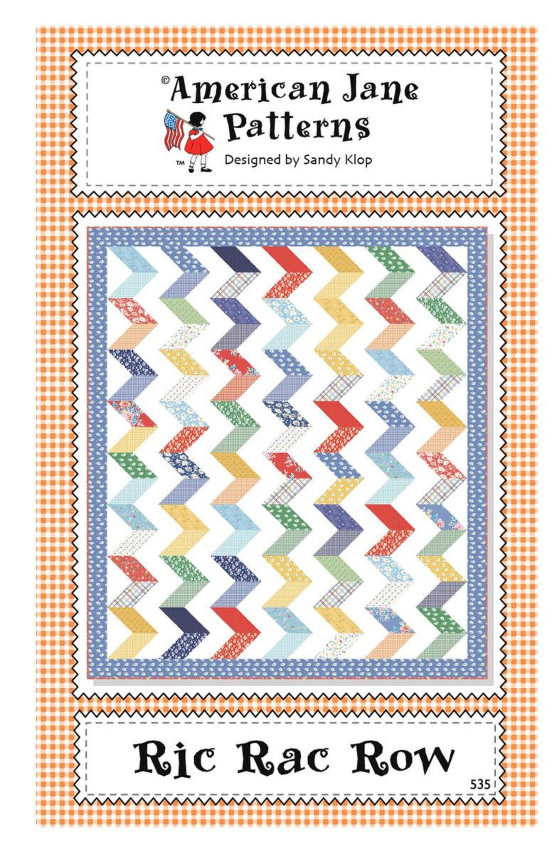 Decorating Wuilt With Ric Rak SALE Ric Rac Row Quilt Panel PATTERN P205 - American Jane - Riley Blake ...