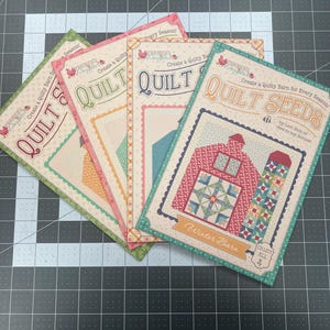 DEAL Farmers Daughter Quilt Seeds PATTERN Set of All 4 - Lori Holt - Riley Blake - Instruction Only  Bundle Paper Pattern Included - Piecing