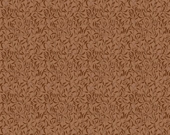Let's Wander Leaflets C16884 Rust - Riley Blake Designs - Leaf Leaves Nature Stems Outdoors - Quilting Cotton Fabric