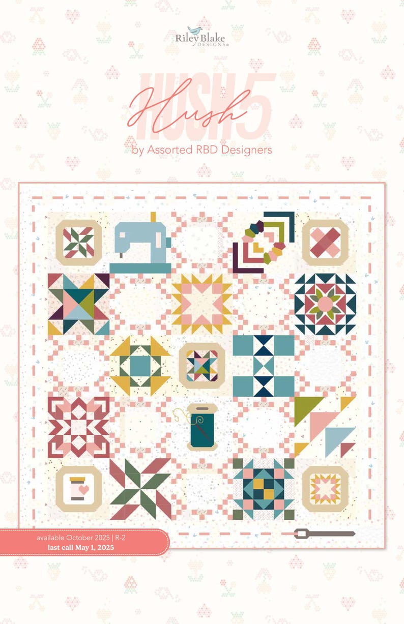 Hush Hush 5 Fat Quarter Bundle - 21-piece - Riley Blake Designs ...