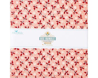 Bee Bundle Limited Edition Colors Layer Cake 10" Stacker Bundle - Riley Blake - 42-Piece Precut - Lori Holt - Quilting Cotton Fabric