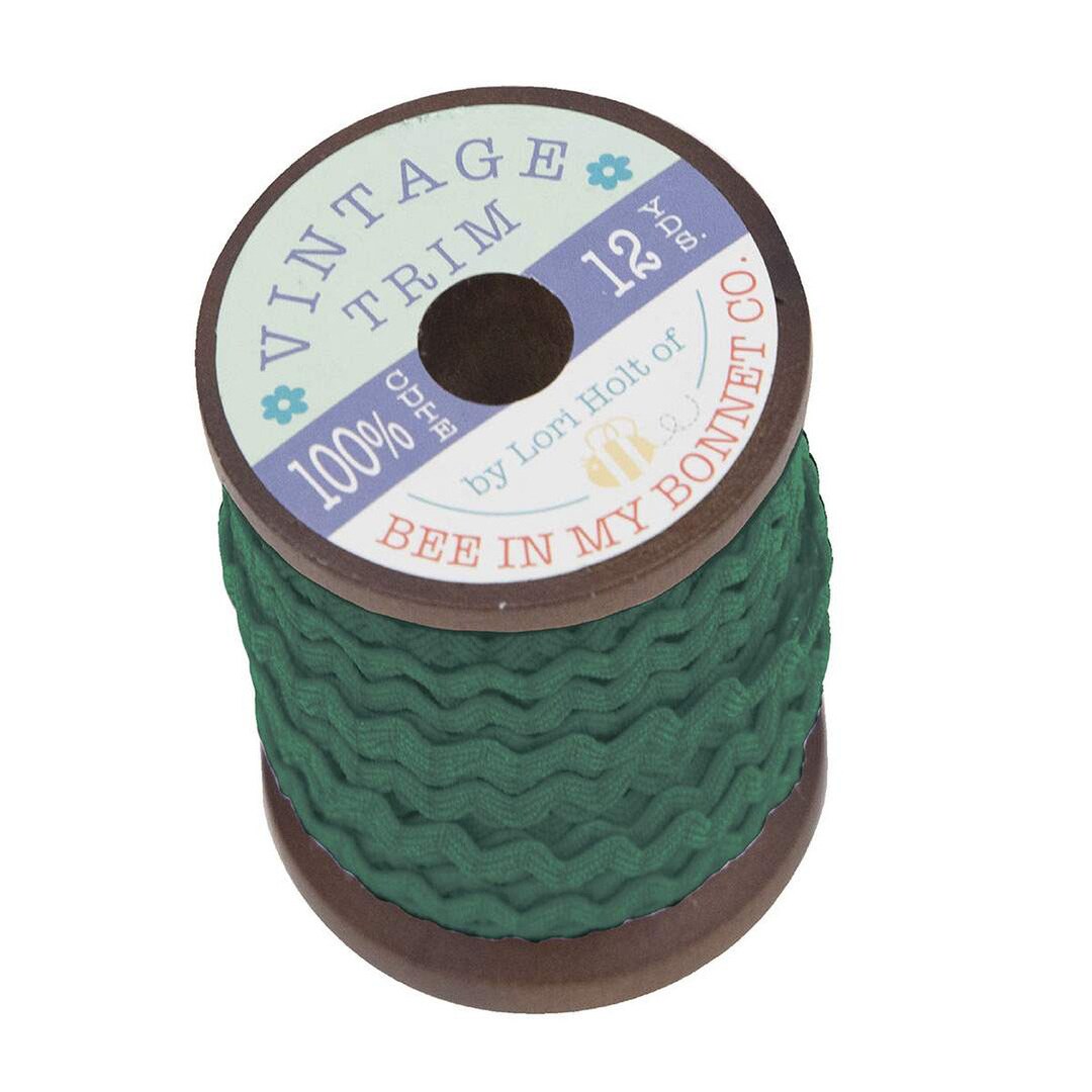 SALE Lori Holt Vintage Trim Small on Wooden Spool STVT-25439 Jade ...