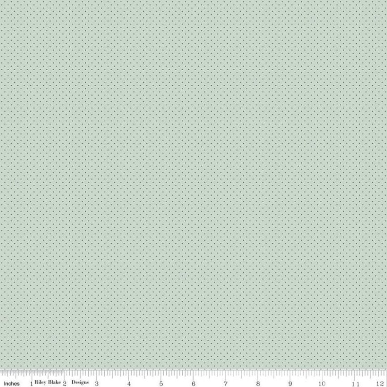 Modern Farmhouse Tiny Plus Sage Riley Blake Designs Quilting Cotton Fabric Geometric Green