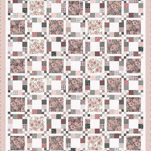 SALE Prairie Picnic Quilt PATTERN P138 by Modern Prairie - Riley Blake Designs - INSTRUCTIONS Only - Fat Quarter Friendly