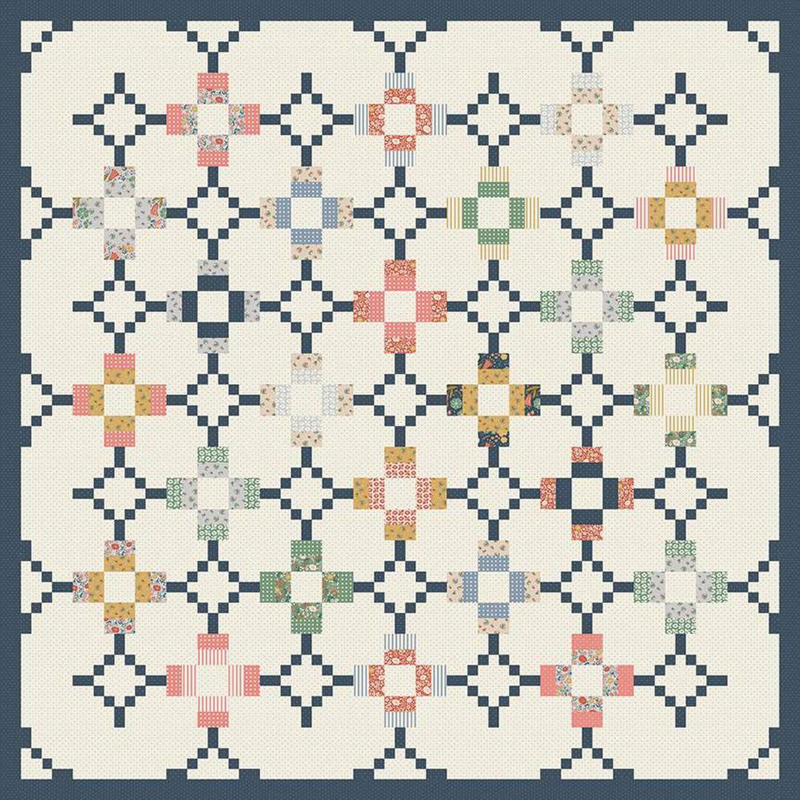 SALE Ebb & Flow Quilt KT-16600 - Sandy Gervais - Riley Blake Designs ...