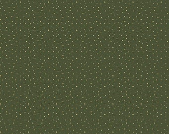 The Old Garden Maria C14238 Hunter by Riley Blake Designs - Polka Dot Dotted Dots - Quilting Cotton Fabric