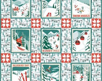 Frannie B Quilting Company Ski Hill Quilt PATTERN - Riley Blake Designs- INSTRUCTIONS Only