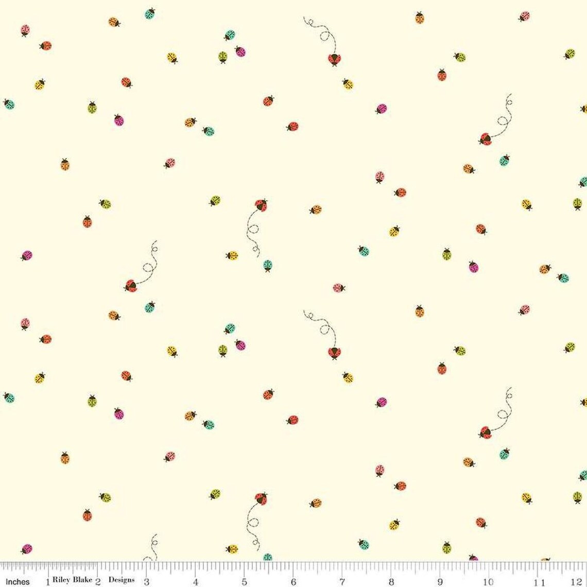 SALE Hush Hush 5 Little Ladies C16947 - Riley Blake Designs - Scattered ...
