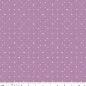SALE Hello Spring Ditsy C12966 Lavender - Riley Blake Designs - Geometric Diamonds - Quilting Cotton Fabric