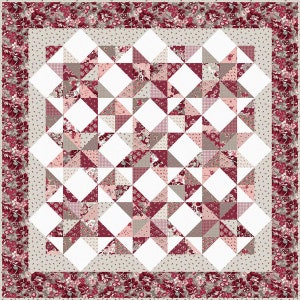 9 Patch Stars Quilt PATTERN P124 by Gerri Robinson - Riley Blake Designs - INSTRUCTIONS Only - Fat Quarter Friendly