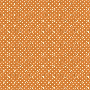 Ooh Lucky Lucky Stars RS4118 Caramel - Moda Fabrics - Celestial Moon Ditsy - Ru- Star Society - Quilting Cotton Fabric