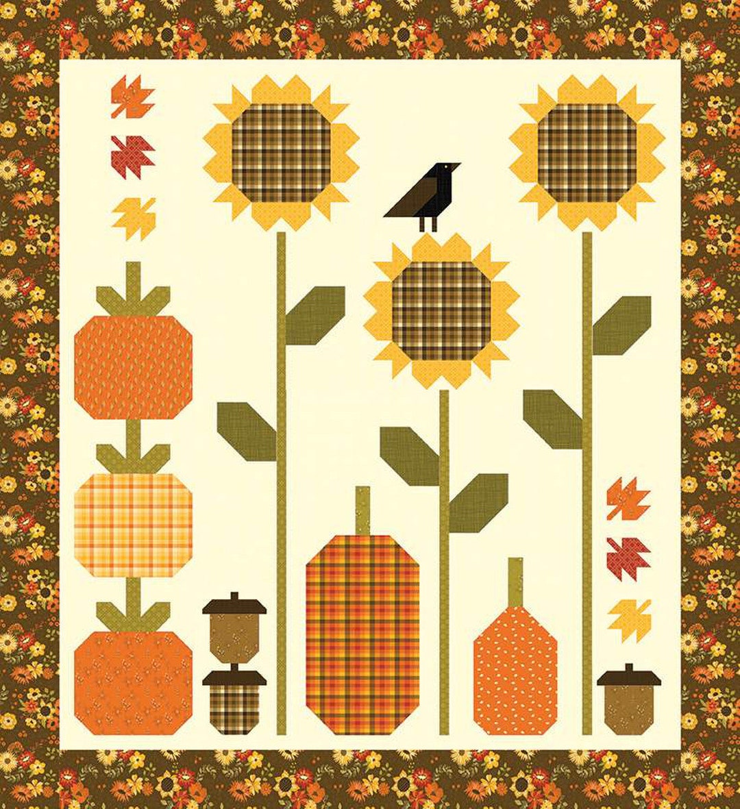 SALE Feels Like Fall Quilt PATTERN P157 by Sandy Gervais Riley Blake