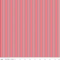 SALE Red and White 1/8 Eighth Inch Stripe by Riley Blake Designs - Patriotic Independence - Quilting Cotton Fabric