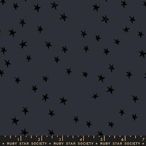 Starry New Blender Stars RS4109 Charcoal - Moda Fabrics - Ruby Star - Quilting Cotton Fabric