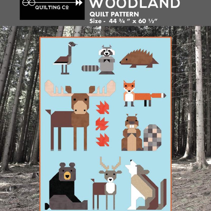 Woodland Quilt - Etsy