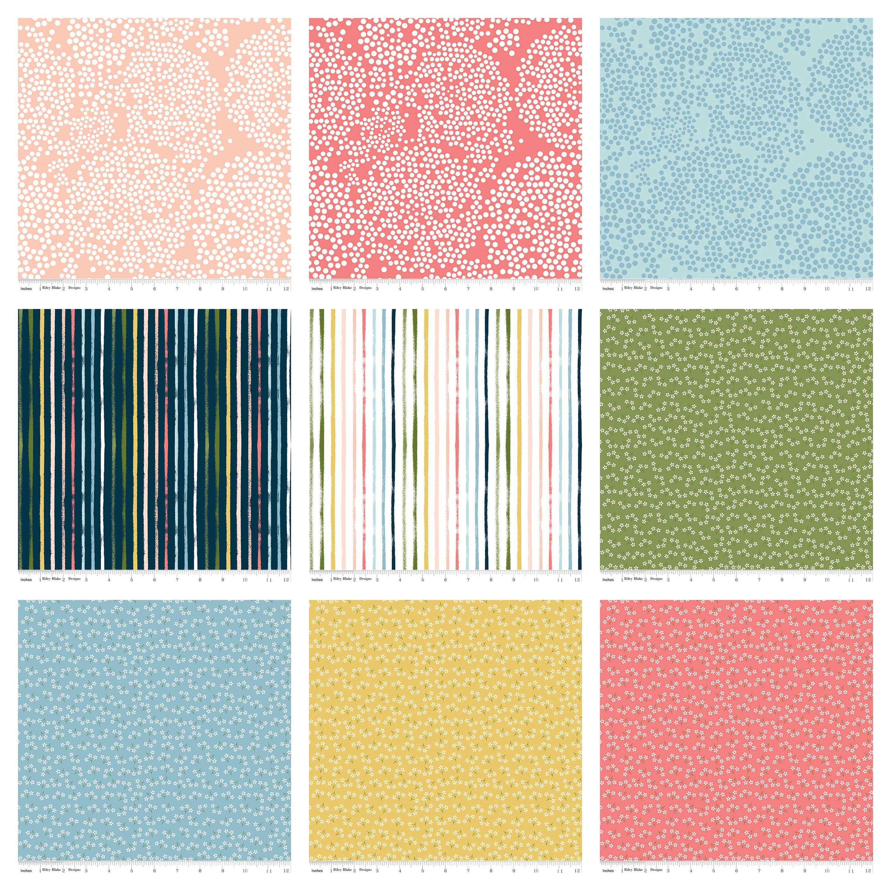 SALE Day in the Life Fat Quarter Bundle 24-piece - Riley Blake Designs ...