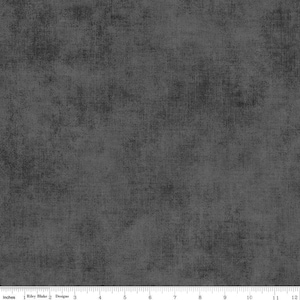 SALE Shades Asphalt by Riley Blake Designs - Dark Gray Semisolid - Quilting Cotton Fabric