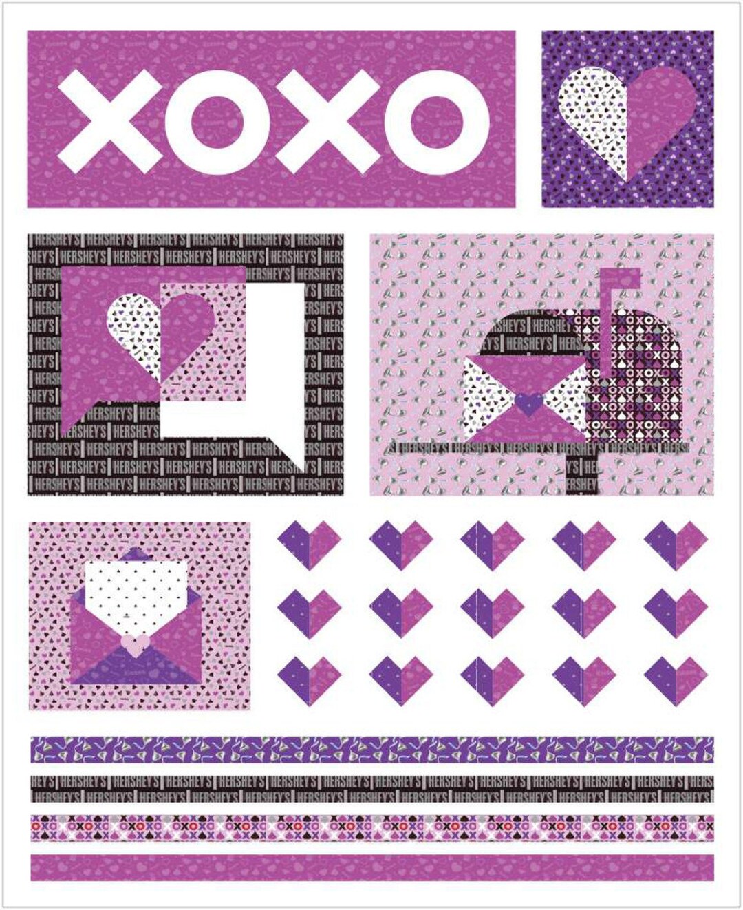SUPER DEAL! Love Letters Quilt Pattern P179 - Corrine Sovey - Riley ...