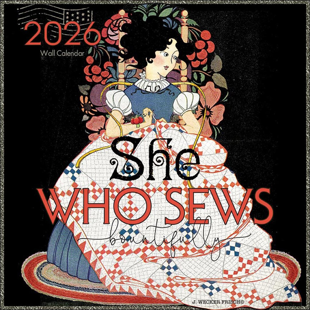 SALE J. Wecker Frisch 2026 Calendar ST-48909 - Riley Blake Designs
