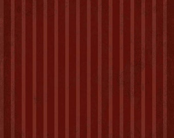 Fat Quarter End of Bolt - Kringle Stripe C13444 Red Riley Blake Christmas Folk Art Textured Tone-on-Tone Stripe Quilting Cotton Fabric