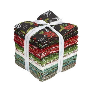 SALE Winter Wonder Fat Quarter Bundle - 30 Pieces - Riley Blake Designs - Pre cut Precut - Christmas - Quilting Cotton Fabric