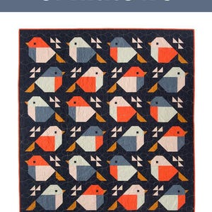 SALE Sparrows Quilt PATTERN P176 by Pen + Paper - Riley Blake Designs - Instructions Only - Scrappy Option - Piecing - Advanced Beginner