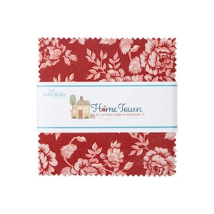 Home Town Charm Pack 5&quot; Stacker Bundle - Riley Blake Designs - 42 piece Precut Pre cut - Lori Holt - Quilting Cotton Fabric