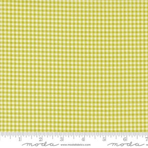 SALE Shine Checks 55676 Grass - Moda Fabrics - Novelty PRINTED Gingham Plaid - Quilting Cotton Fabric