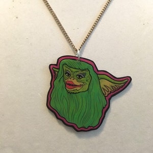 Greta Gremlin Necklace ~ Gremlins 2 ~ Awesome ~ Weddings ~ New York ~ Deadly Dinks ~ Shrinky Dinks ~ Shrink Plastic ~ Kisses