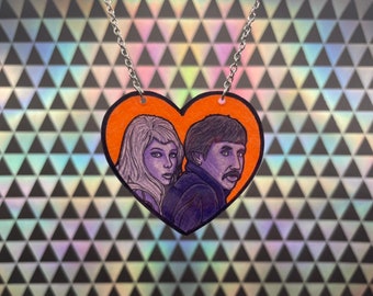 Nancy and Lee ~ Necklace ~ Deadly Dinks ~ Nancy Sinatra ~ Lee Hazlewood ~ Folk ~ Necklace
