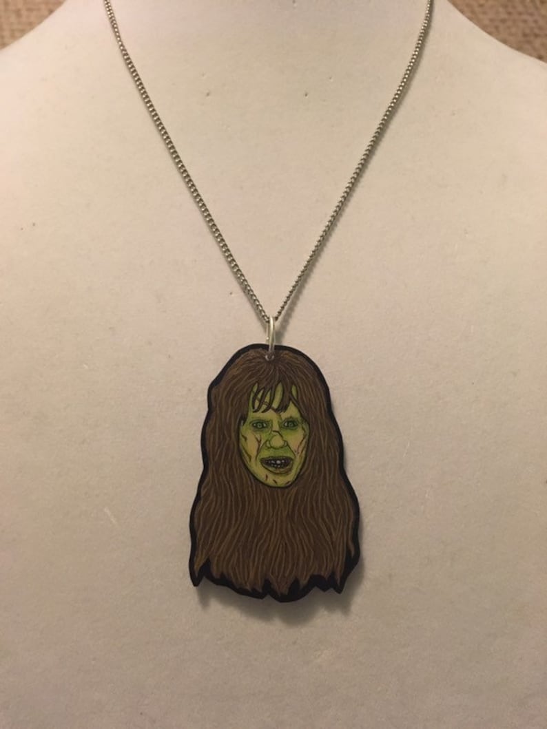 Exorcist Necklace Horror Jewelry Cult Possession Etsy