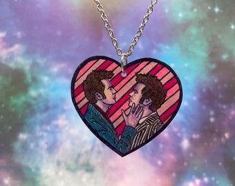 Doctor Who ~ Necklace ~ Tenth Doctor ~ Twins ~ Science Fiction ~ Deadly Dinks ~ Shrinkydinks ~ Tardis ~ Daleks ~ Cybermen