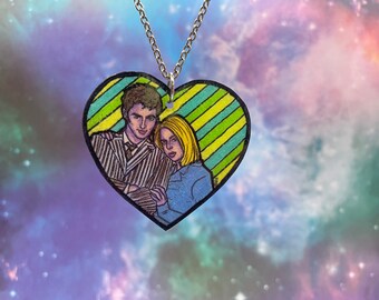Doctor Who ~ Necklace ~ Deadly Dinks ~ Shrinkydinks ~ Rose Tyler ~ Tenth Doctor ~ Tardis ~ Daleks ~ Cybermen ~ Science Fiction