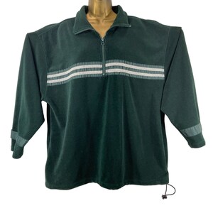 Vintage Aeropostale Fleece Quarter Zip Pullover XL OVERSIZE Gorpcore POCKETS Water resistant pockets