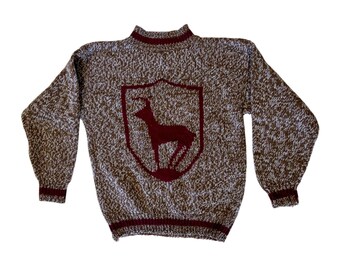 Suéter vintage Boundary Waters Antelope M Oversize Crest Poet Esquí nórdico Senderismo