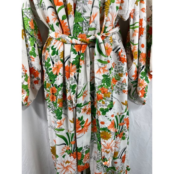 Cheerful Vintage 60s Springtime Daisies Yukata Ki… - image 6