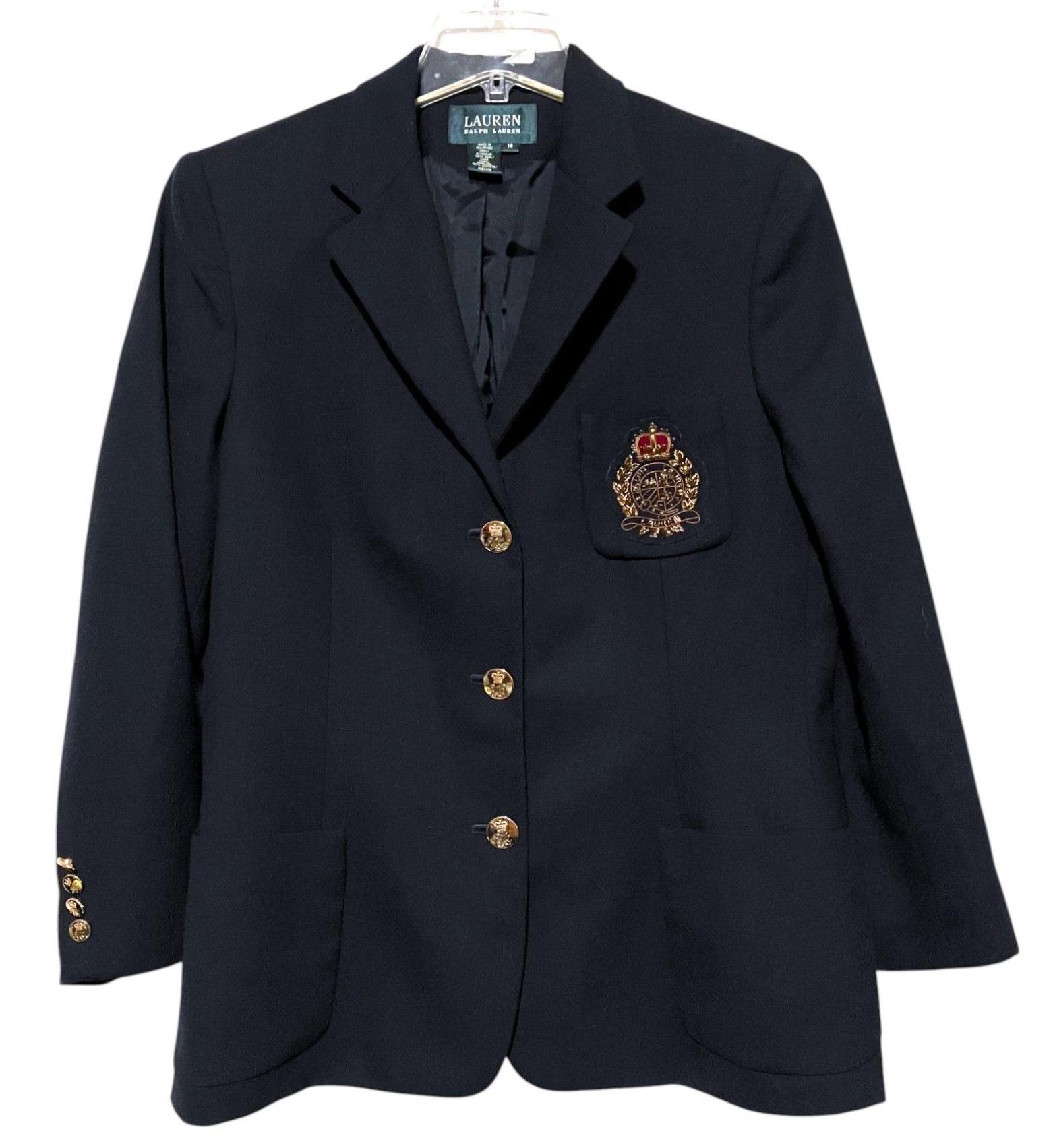 ジャケット・アウター 90s Lauren Ralph Lauren tailored jacket Ralph Lauren Vintage Wool Blazer - Etsy